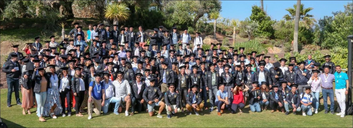 Groepsfoto van de MiR-community in Estepona
